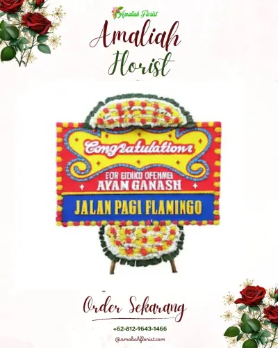 Bunga Papan Congratulation di Warnasari
